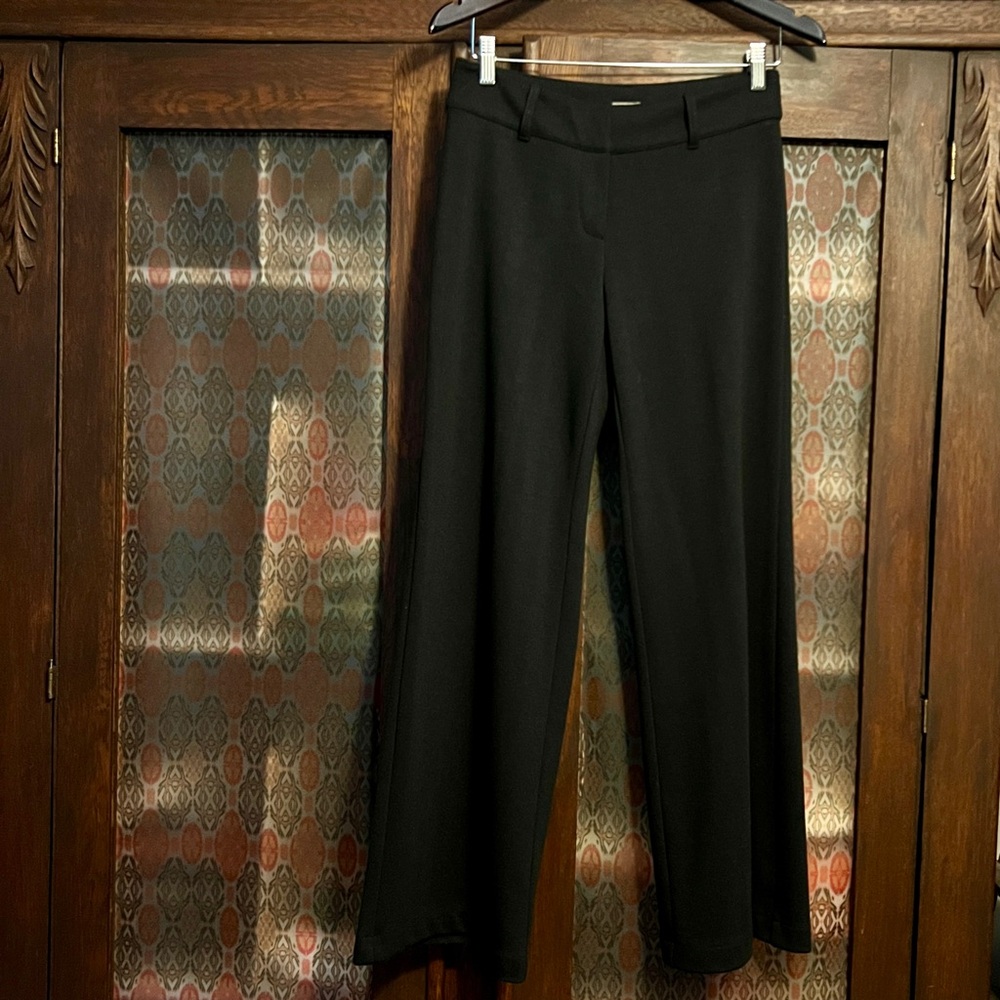 JJill stretch full leg black pants